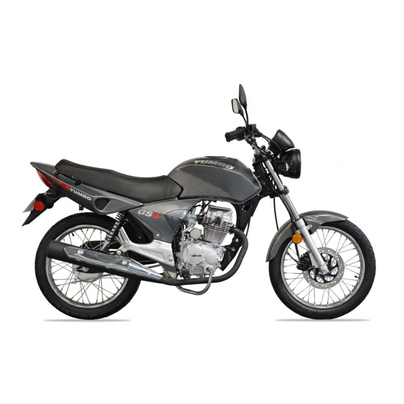 Moto Yumbo Calle Gs125 Ii Led R/rayo Gris