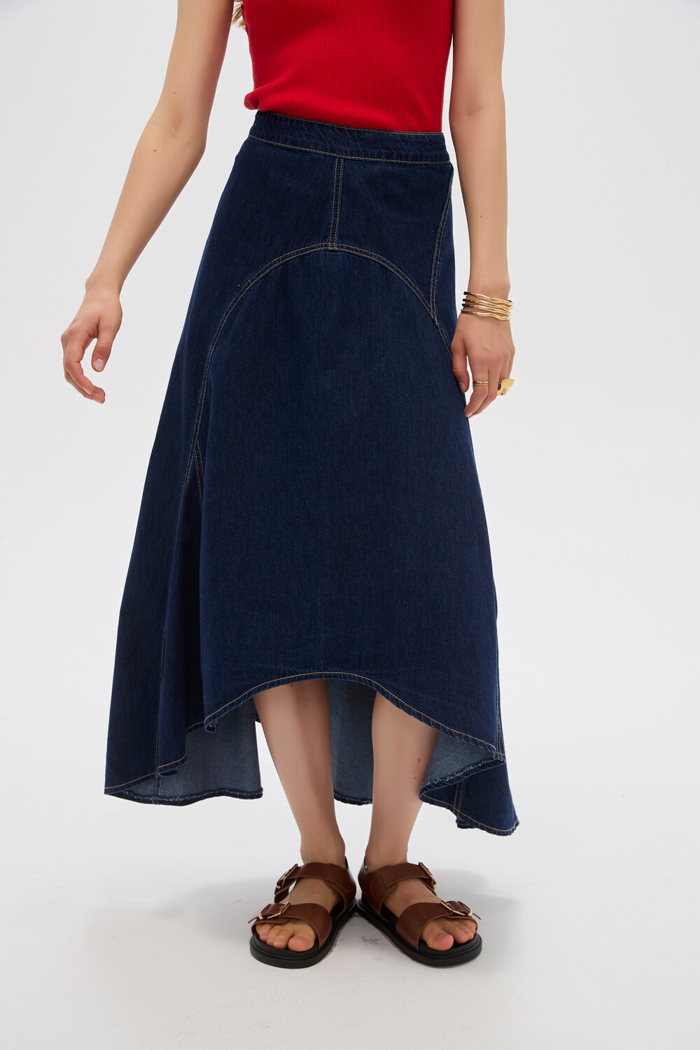 Falda Kualca Azul Indigo