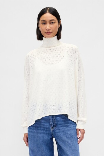 Buzo Polera Brooklyng Pointelle Mujer Chino