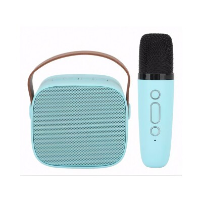 PARLANTE PORTÁTIL CON MICRÓFONO INFANTIL CELESTE PARLANTE PORTÁTIL CON MICRÓFONO INFANTIL CELESTE