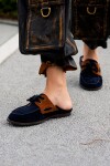 Half Del Corral Shoes Azul / Habano