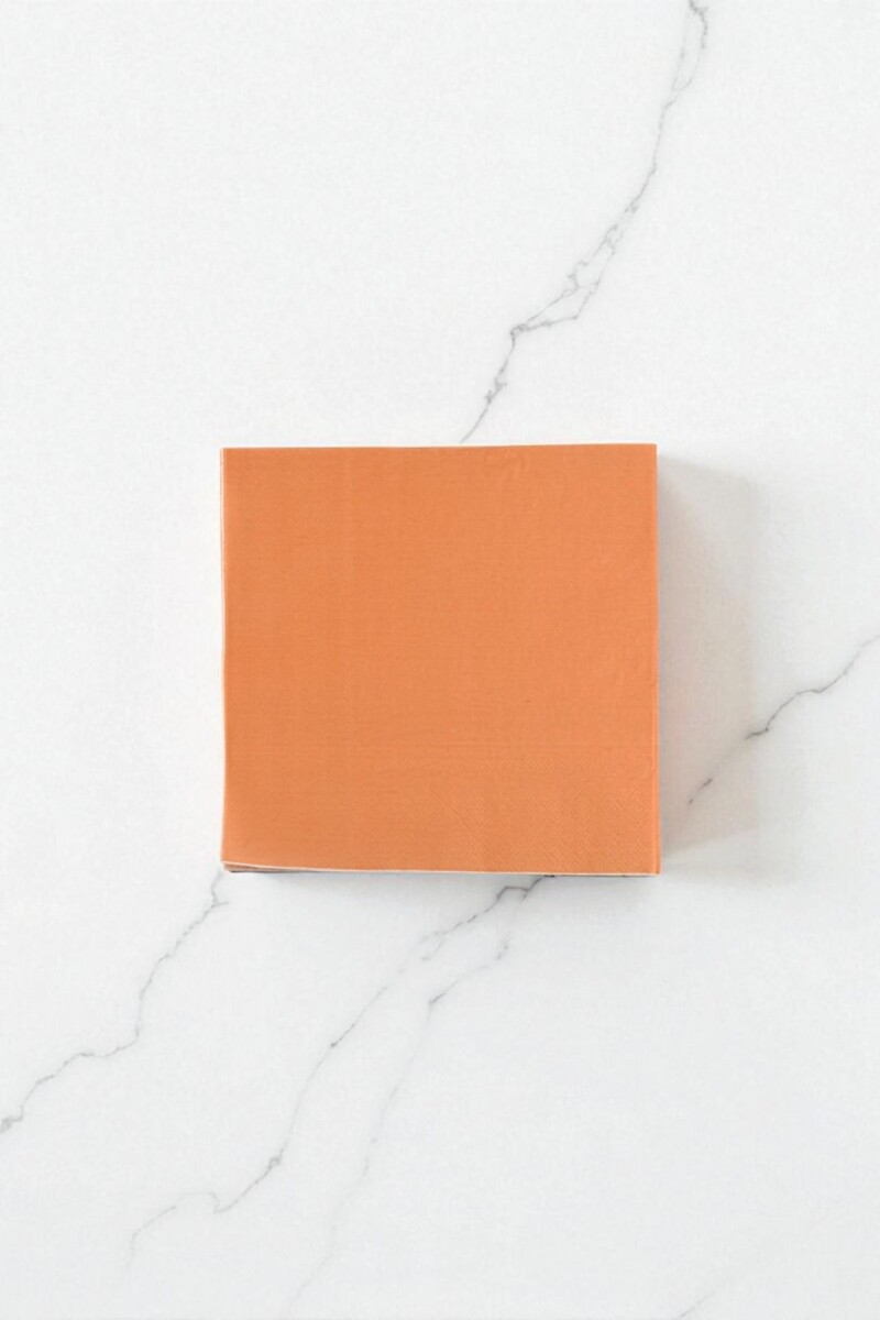 Servilleta 16x16 cm. paquete x 20 - SALMON 