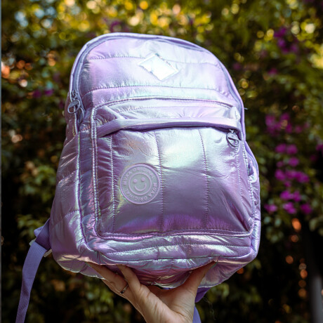 Mochila Puffer Lila