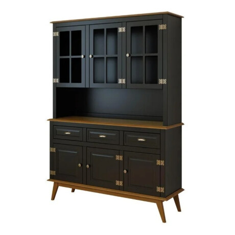 Cristalera 6 Puertas New Veneza NEGRA Cristalera 6 Puertas New Veneza NEGRA