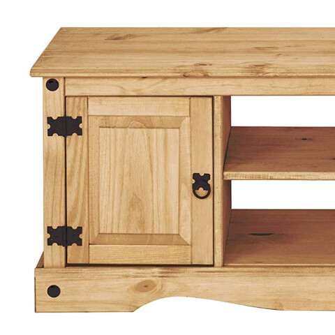 RACK 2 PUERTAS 1 ESTANTE CERA NATURAL P1401 RACK 2 PUERTAS 1 ESTANTE CERA NATURAL P1401