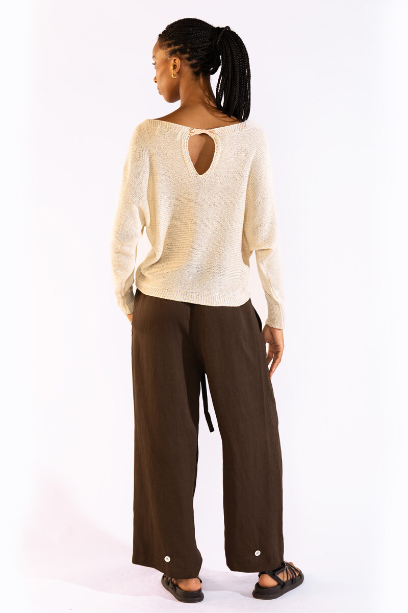 LU TIGER SWEATER Cream