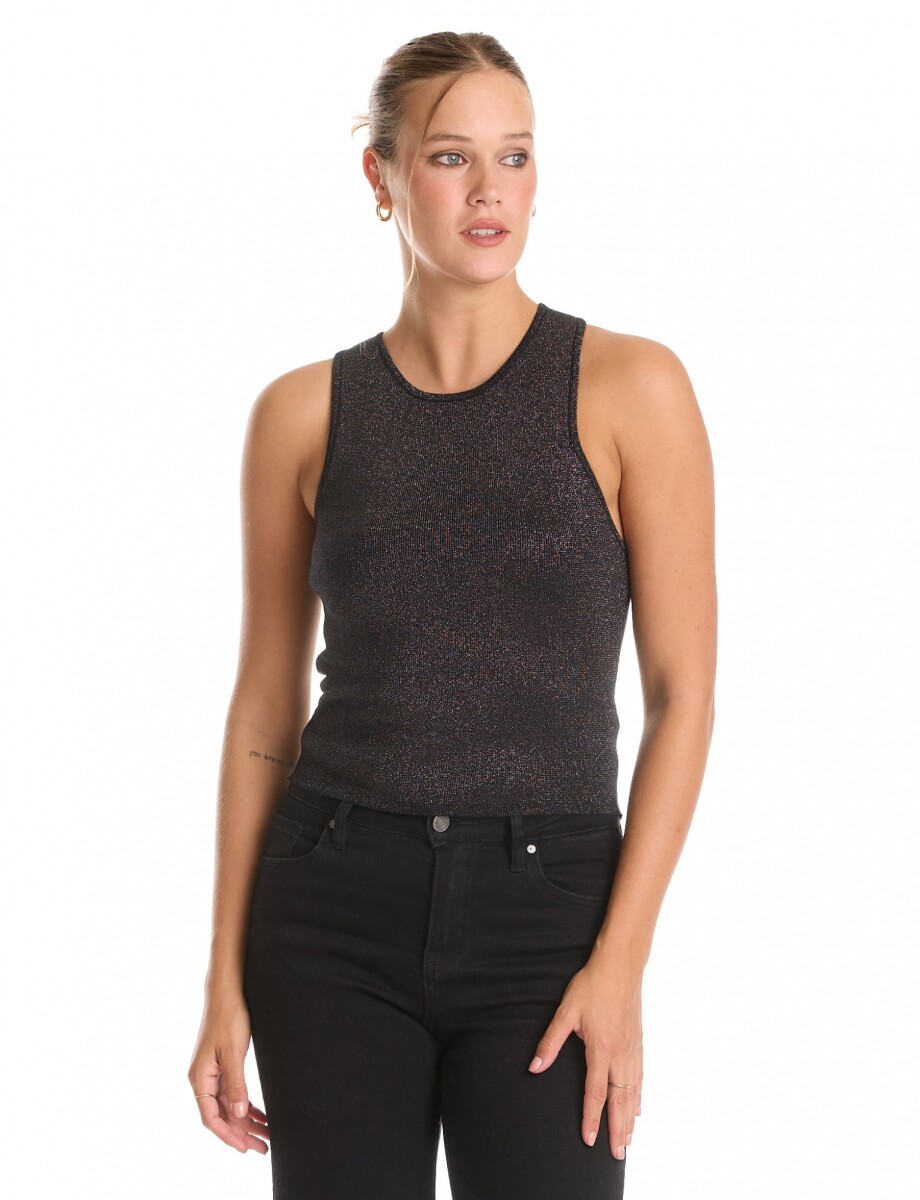 Top Lurex - Negro 
