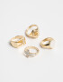 Sets Anillos Religioso Sets Anillos Cruces - Dorado
