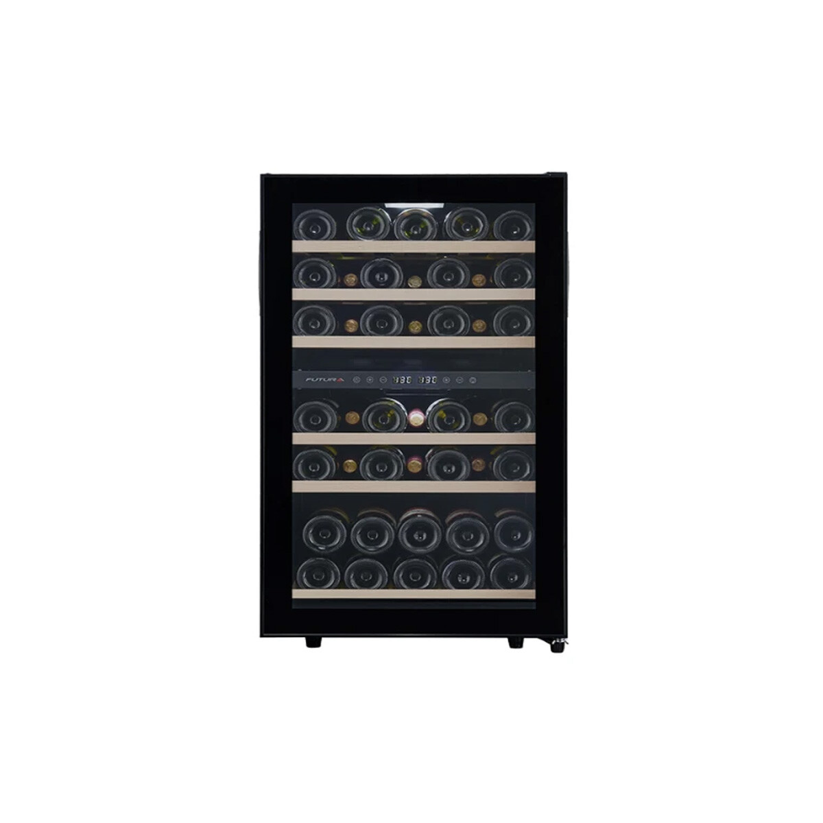 ENFRIADORA DE VINO FUTURA FUT-EV43N VIDRIO NEGRO 