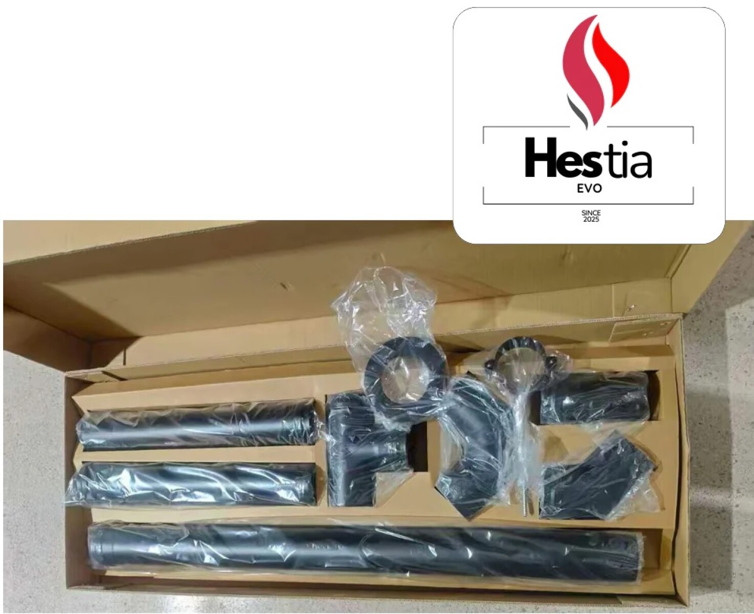 Kit de caños Calefactores a pellets Hestia 