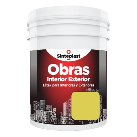 Sinteplast Obras - Latex Interior Exterior Amarillo