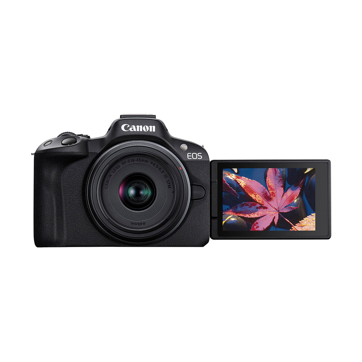 Kit Cámara Digital Canon EOS R50 Mirrorless + Lente RF-S 18-45mm Black