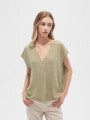 Blusa Anthe Verde Grisaceo