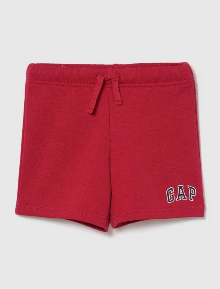 Short Sin Felpa Logo Gap Toddler Niño - Modern Red 