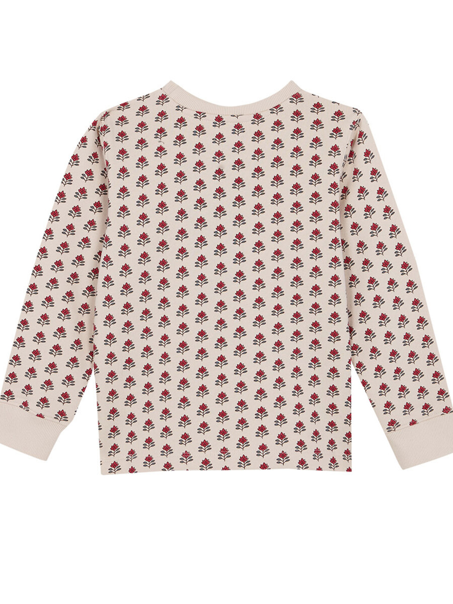 Sudadera Estampada Crudo