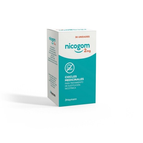 Nicogom 2 mg Chicles de Nicotina x36 – Dejá de fumar gradualmente Nicogom 2 mg Chicles de Nicotina x36 – Dejá de fumar gradualmente