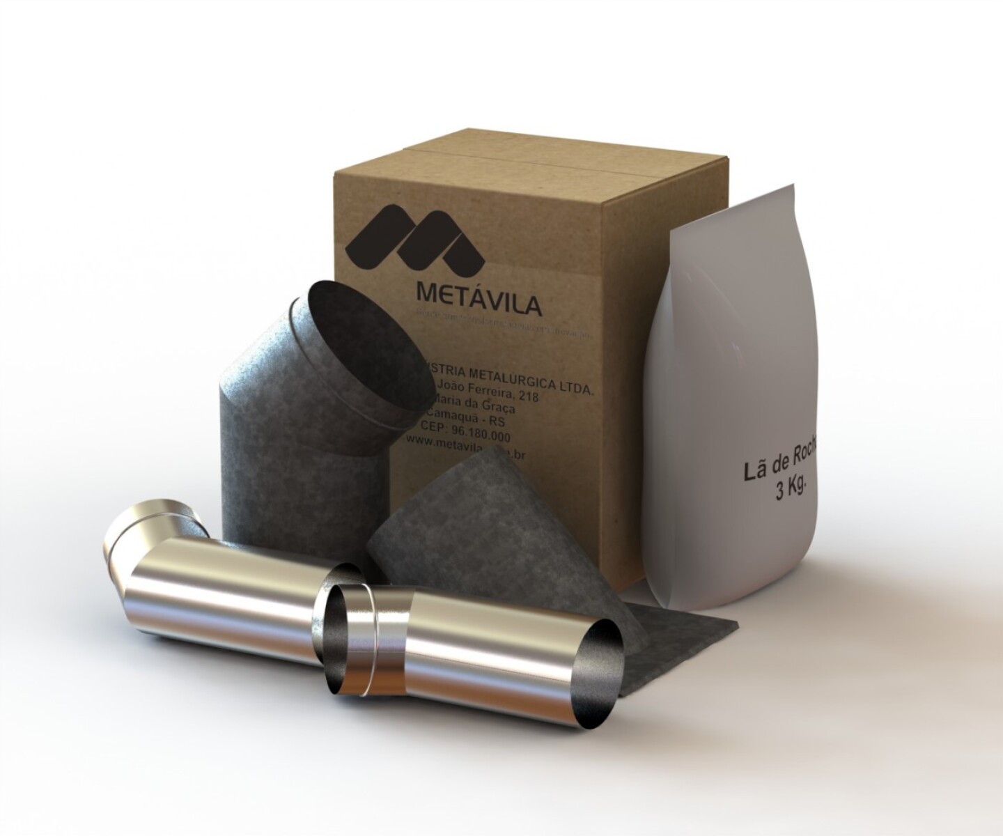 Kit de Calefacción para salida por pared 150mm 