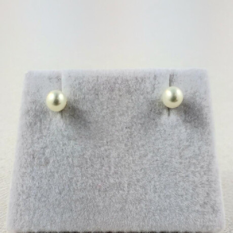 Caravanas de Oro 18 kt con Perla de cultivo de 3 1.2 mm Abridores de bebé