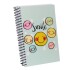 LIBRETA AUGURI ESPIRAL 96 HOJAS TAMAÑO 10 CM X 15 CM TAPA SMILE