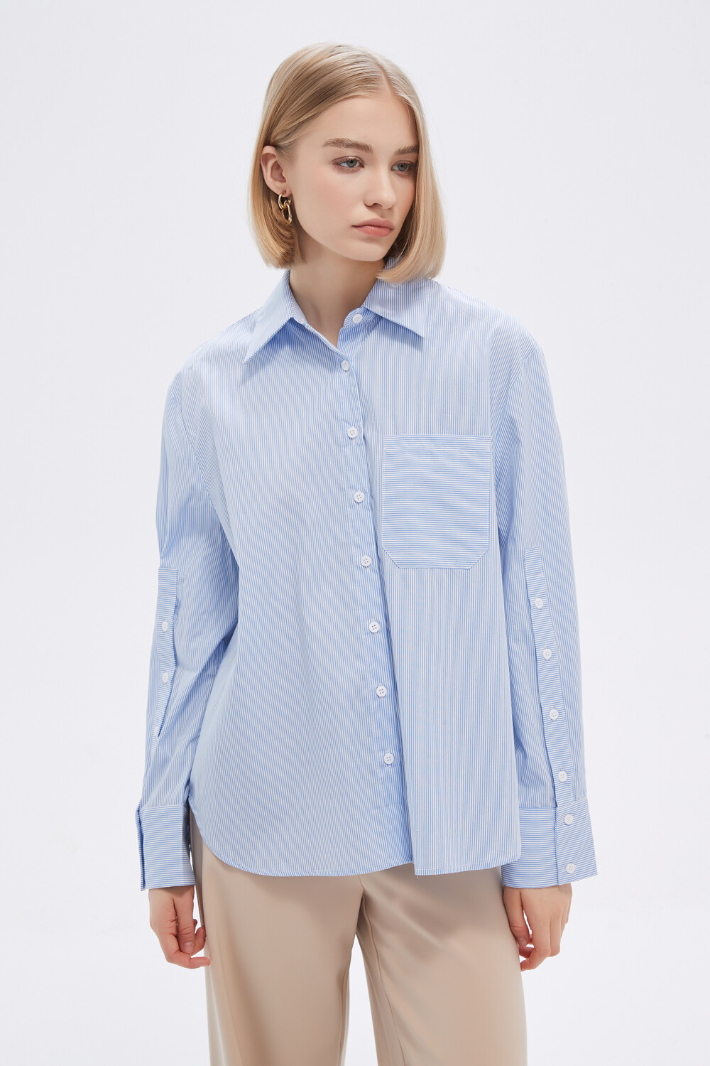 Camisa Lupine Celeste