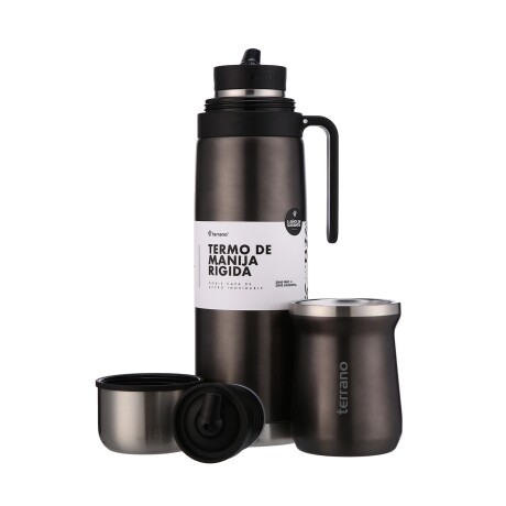 Kit Terrano Termo + Mate NEGRO-METALIZADO