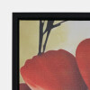 CUADRO DEC FLORES ROJAS/BCA 60X90CM Unica