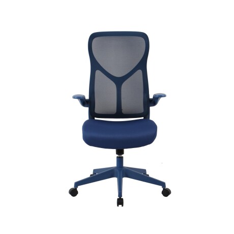 SILLA DE OFICINA MALLA-Y-METAL AZUL 3699F