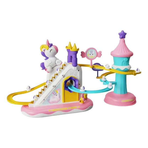 Pista de unicornios con luz y sonido Pista de unicornios con luz y sonido