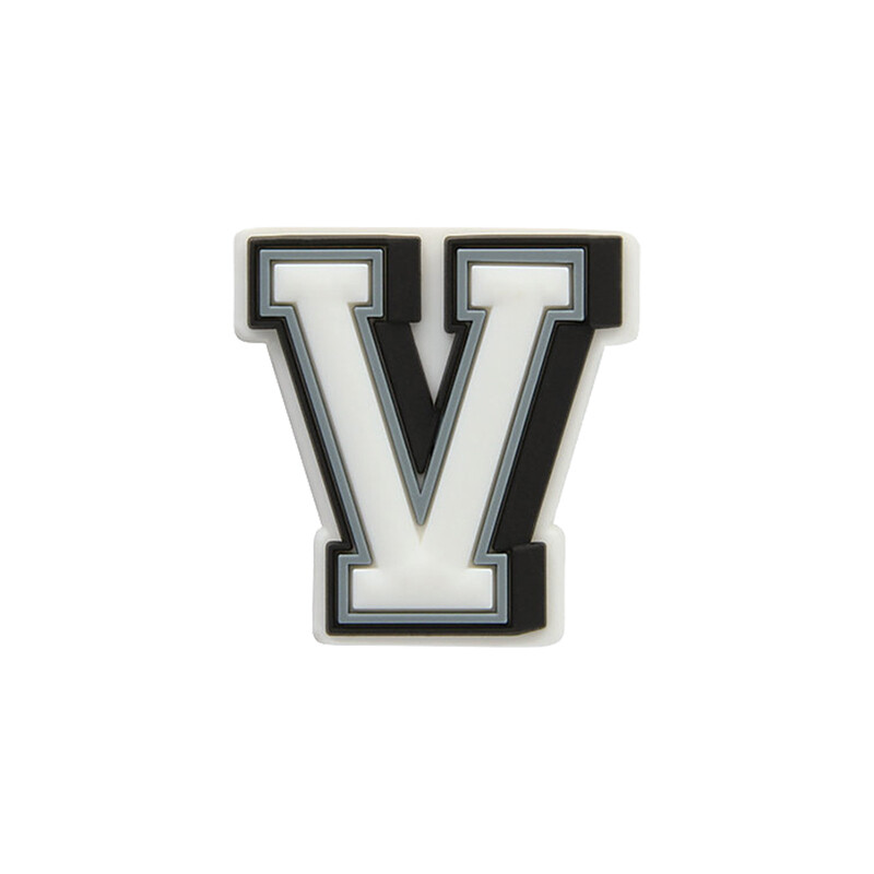 Jibbitz™ Charm Letter V Blanco