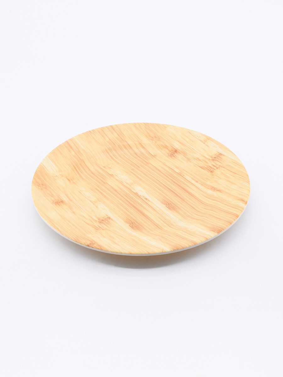 PLATO MELAMINA WOOD - MADERA 