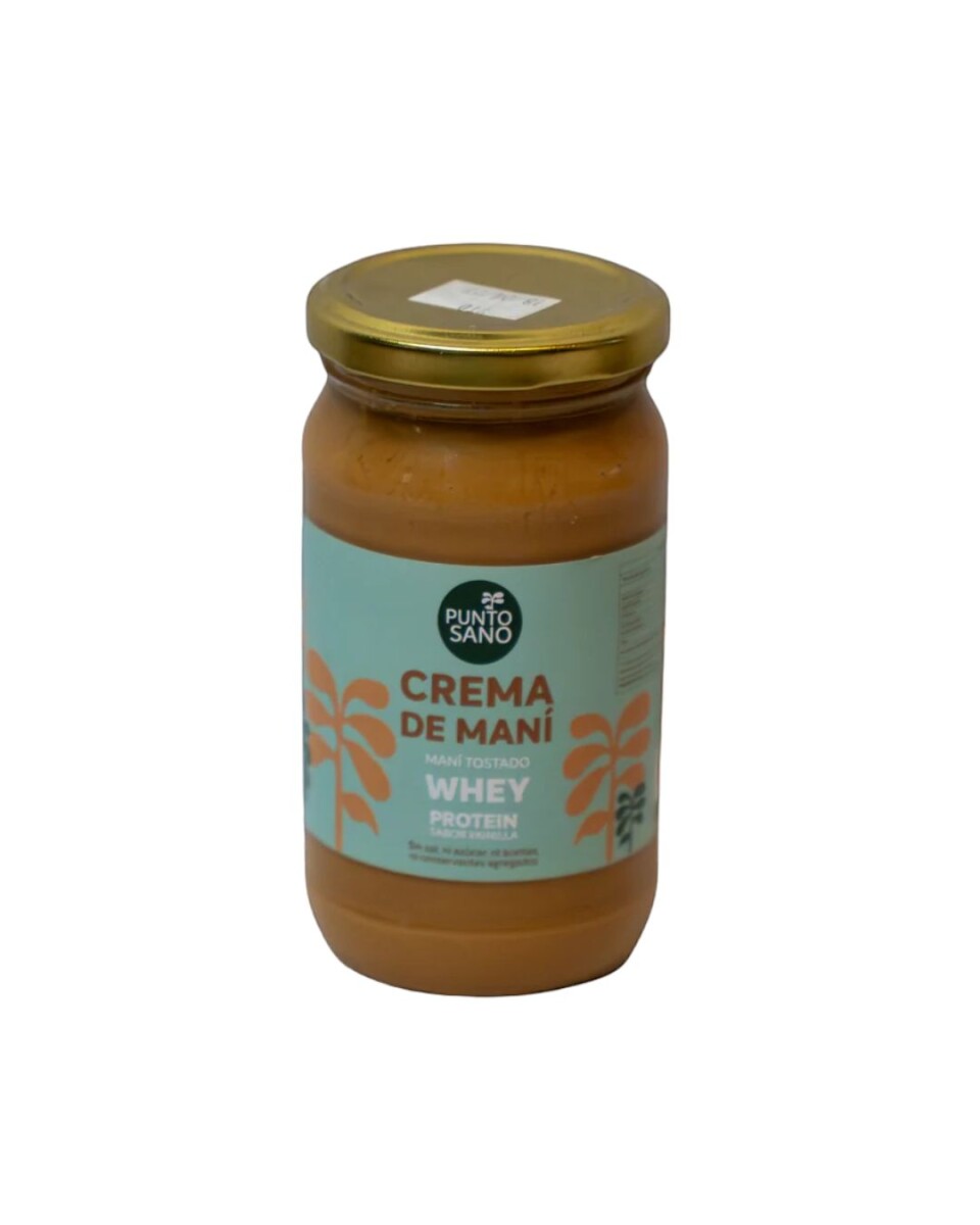 Crema de Maní Proteica con Whey 360grs Punto Sano 