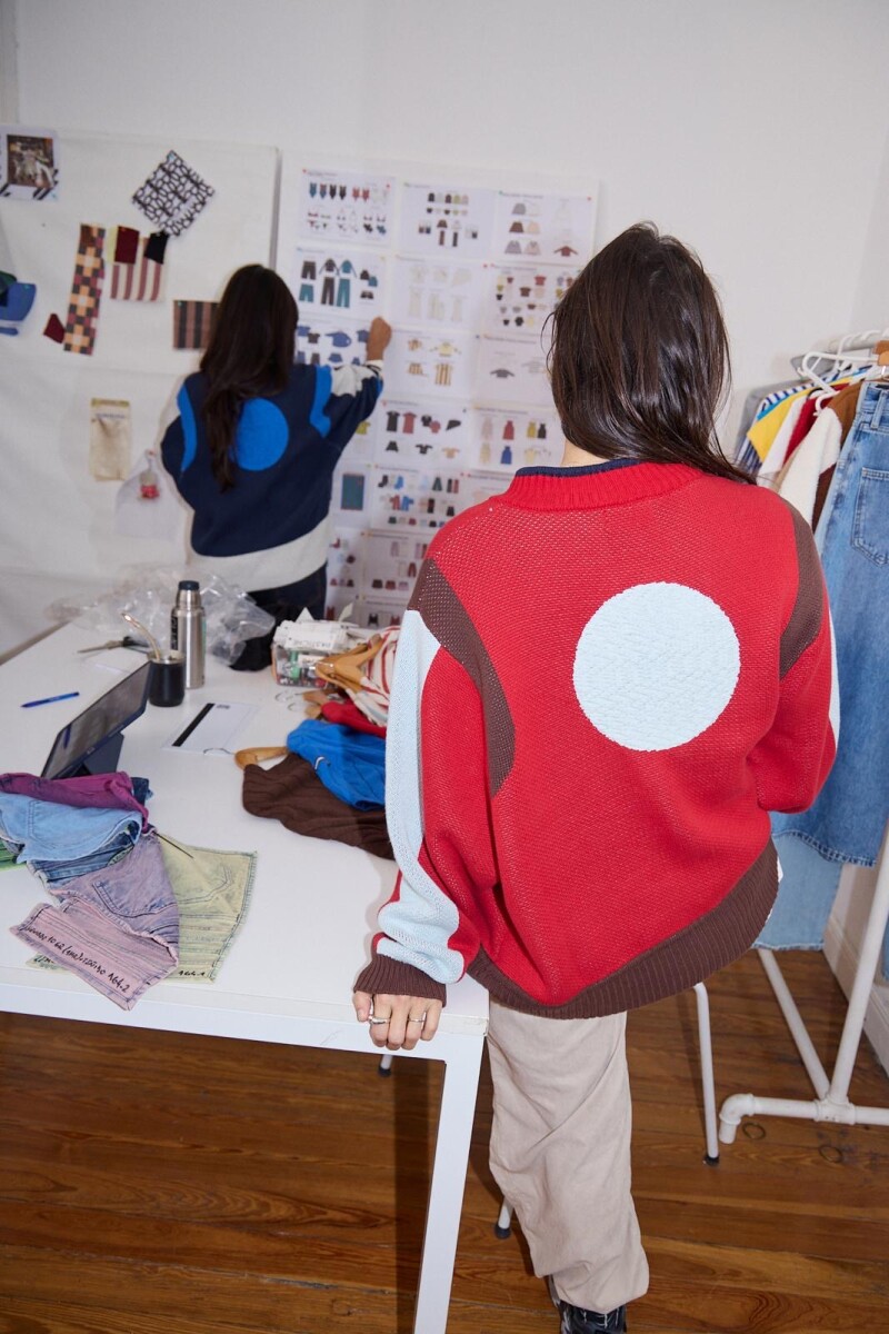Campera Tejida Alaska Cherry