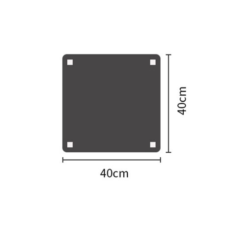 Set X3 Espejos Flexibles 40x40 Autoadhesivos Hogar Jug004021