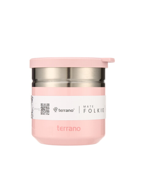 Mate Folkie Metalizado Rosado