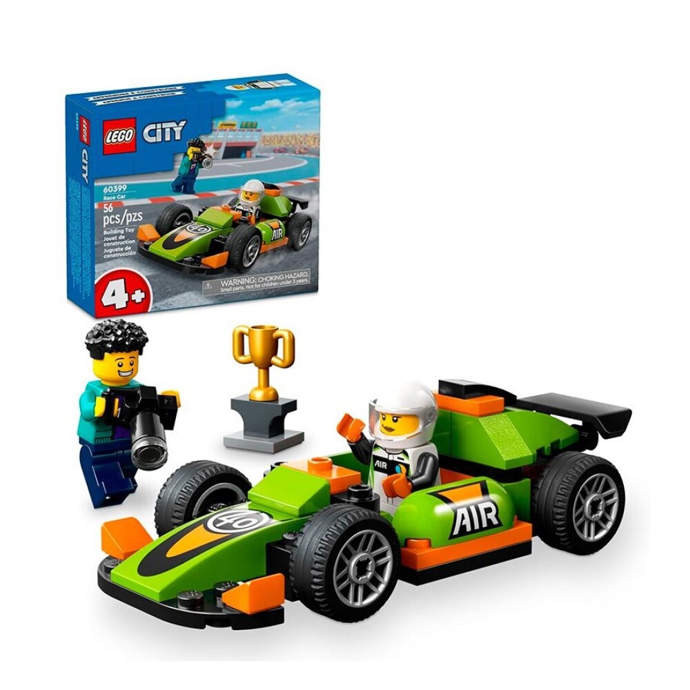LEGO Auto de Carreras Verde 56 Piezas 4+ LEGO AUTO DE CARRERAS VERDE 56 PCS - 4+