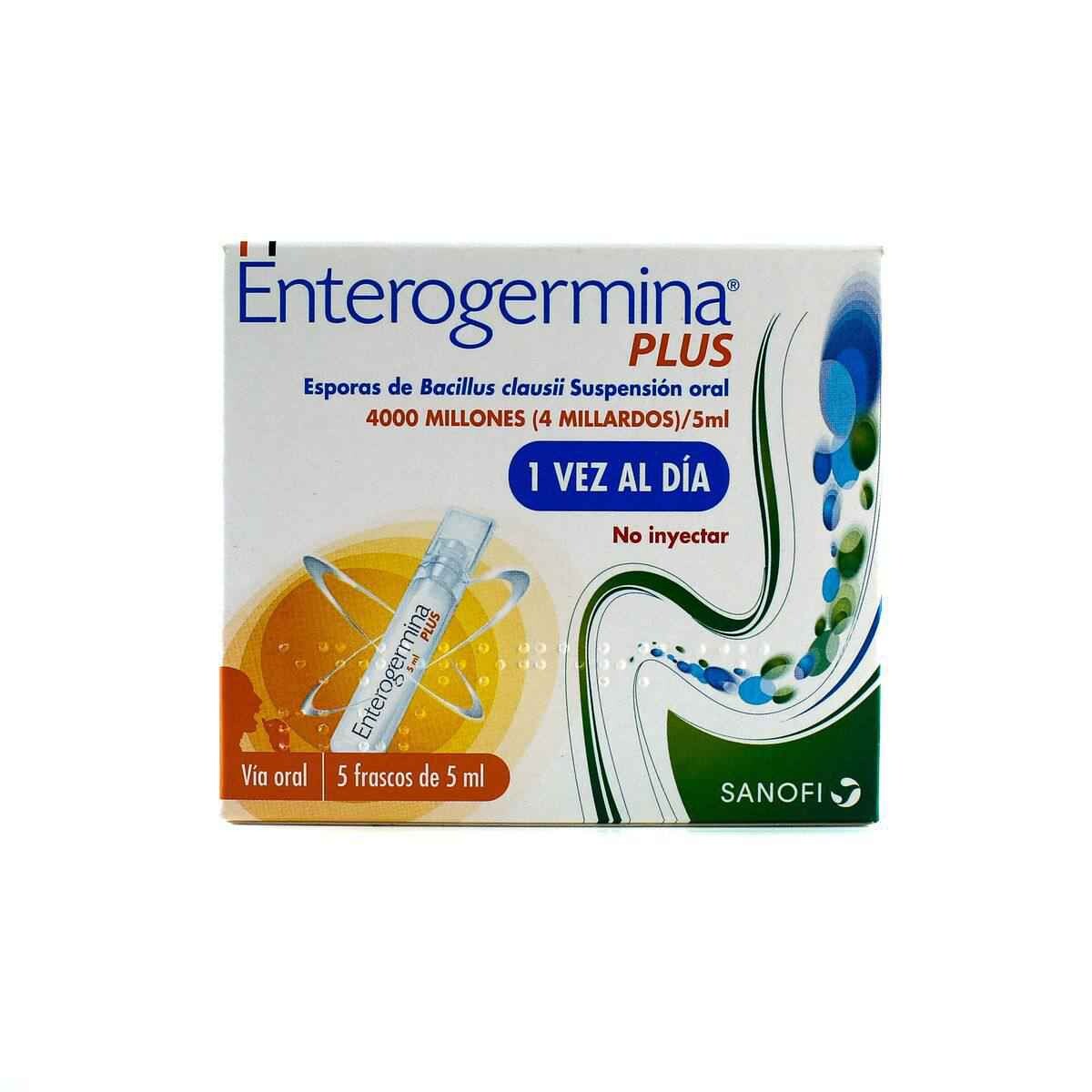 ENTEROGERMINA PLUS CJ X 5 AMP.BEBIBLES 