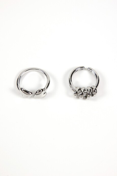 Anillo Chasca, Set X2 Color Unico