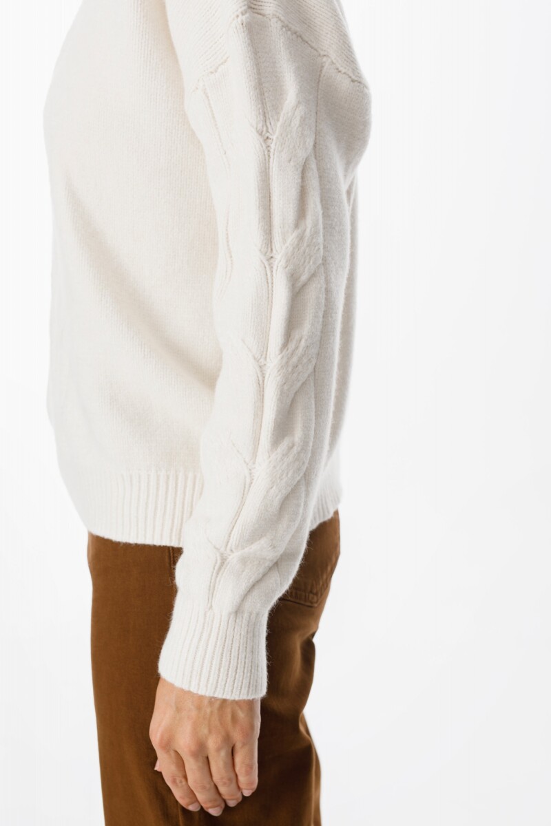 Sweater Hiedra Crudo