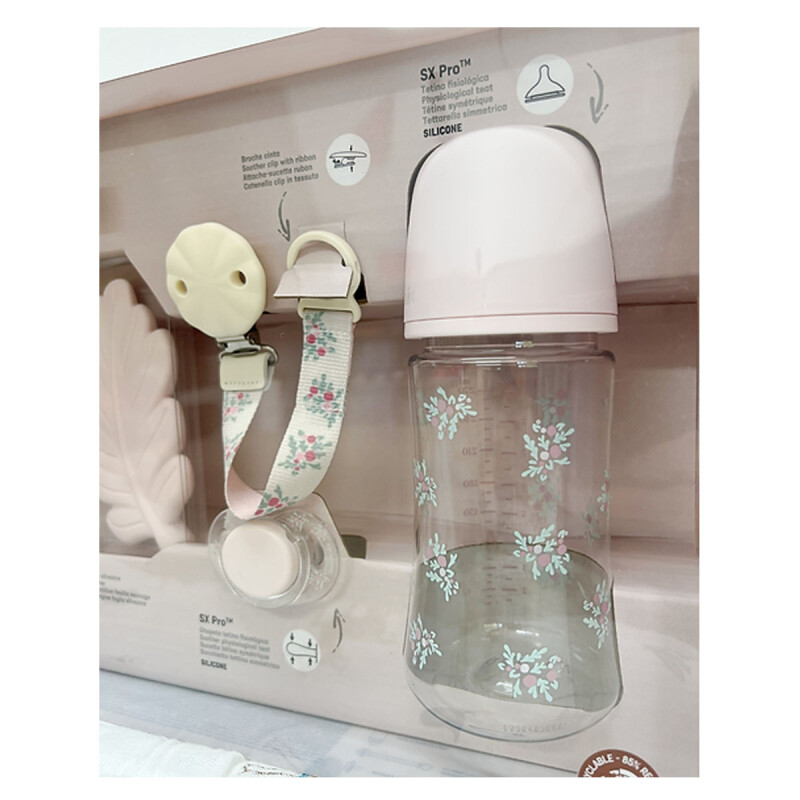 Set de Regalo Nacimiento 0 a 6 meses Poetry Rosa Suavinex Set de Regalo Nacimiento 0 a 6 meses Poetry Rosa Suavinex