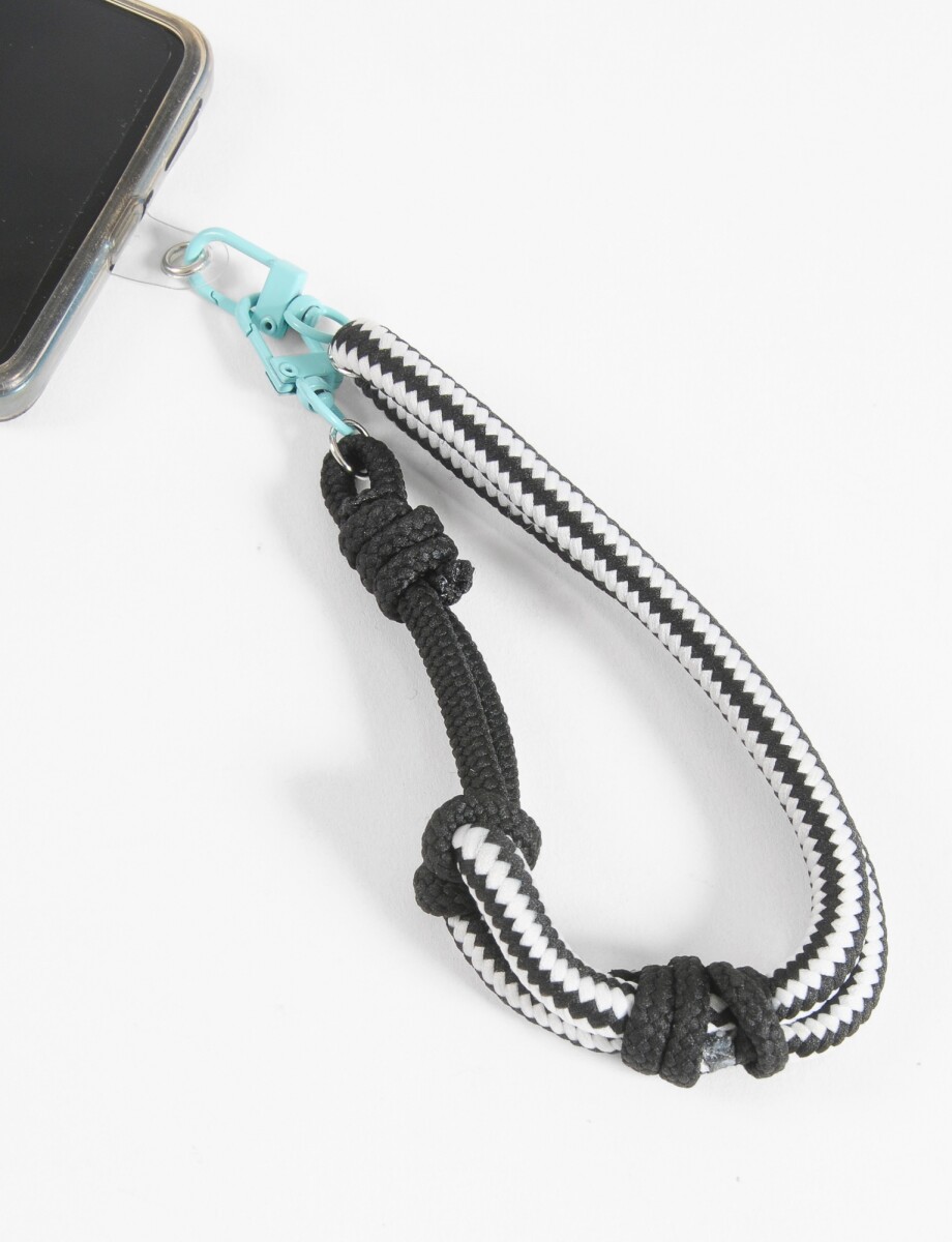 Llavero cordón hook - negro 