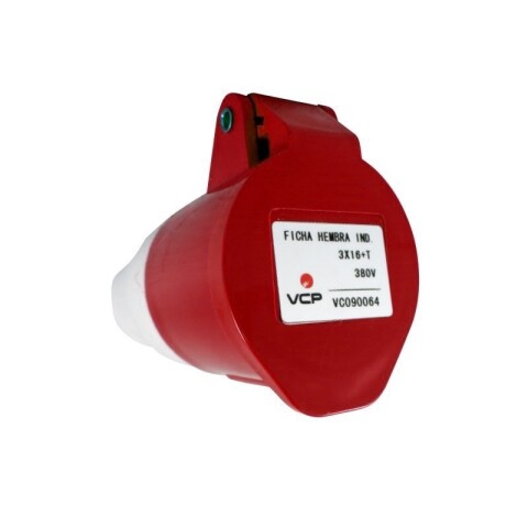 FICHA HEMBRA IND. 3X16+T 380V FICHA HEMBRA IND. 3X16+T 380V
