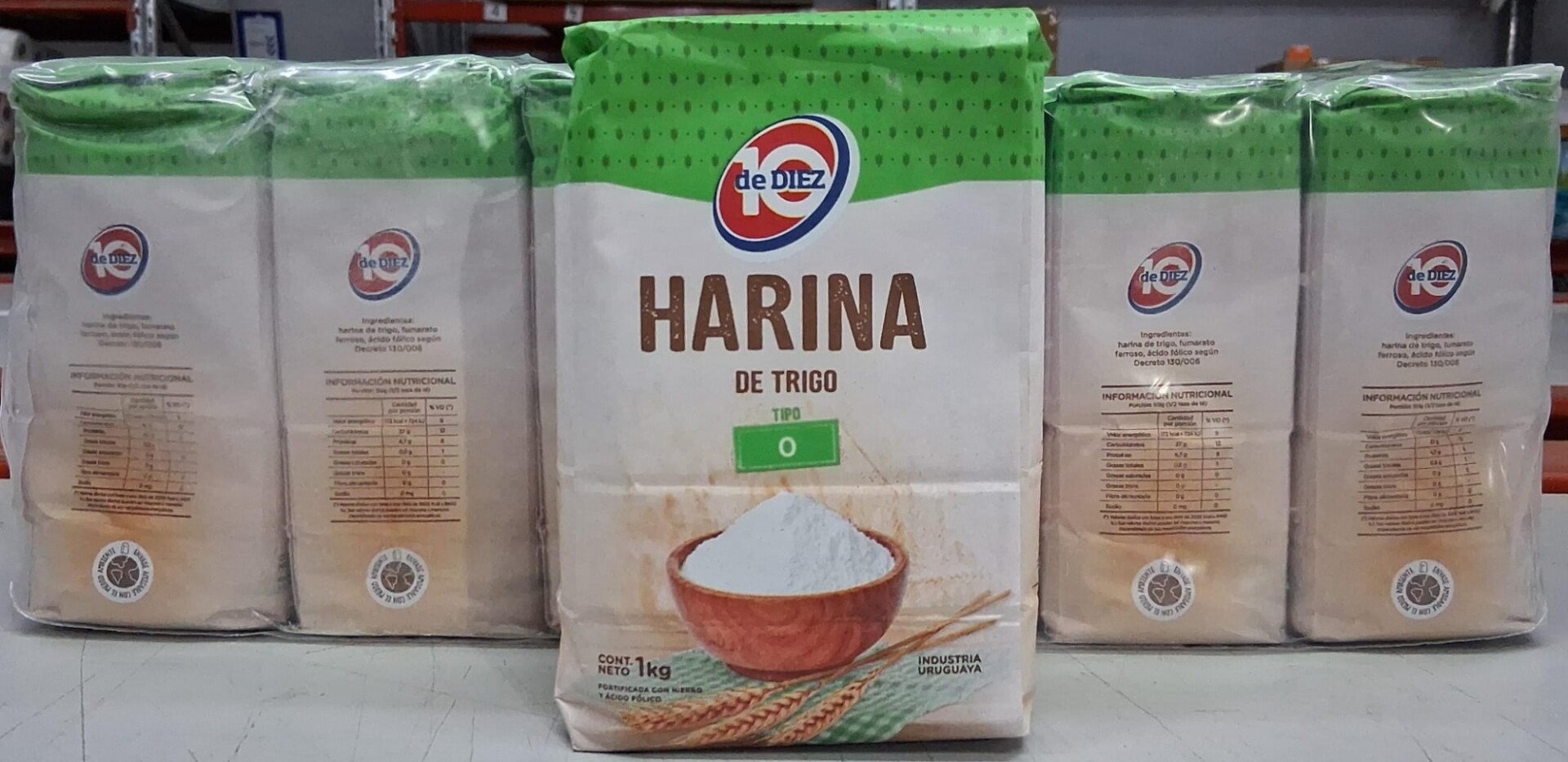 HARINA 0 DE 10 