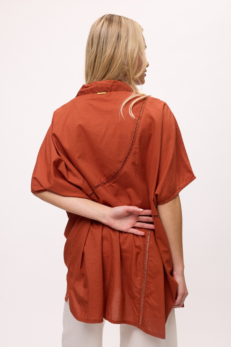 Camisa Tuscan Terracota