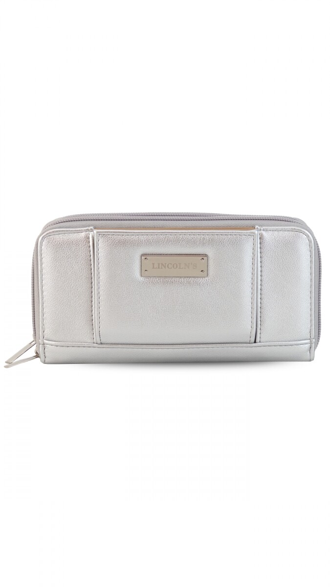 BILLETERA HIBISCO - PLATA 