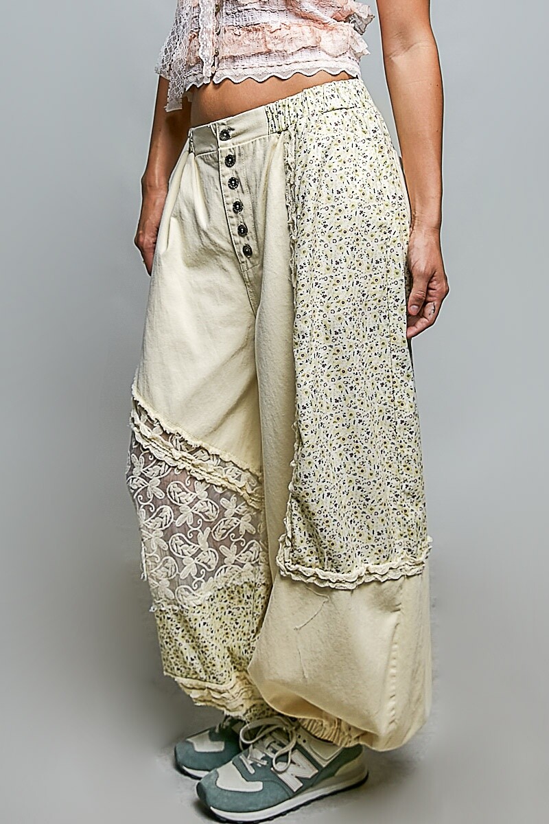 PANTALON PARCHES Natural