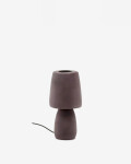 Lámpara de mesa Tandy de terracota marrón Lámpara de mesa Tandy de terracota marrón