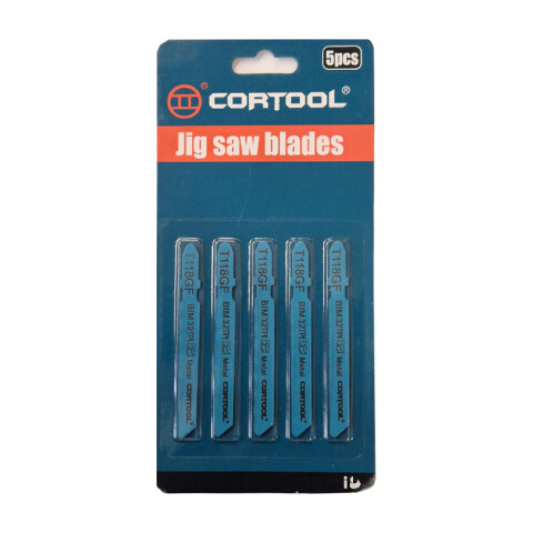 Hoja de calar p/inox. 75mm paq. x 5 un CT3050