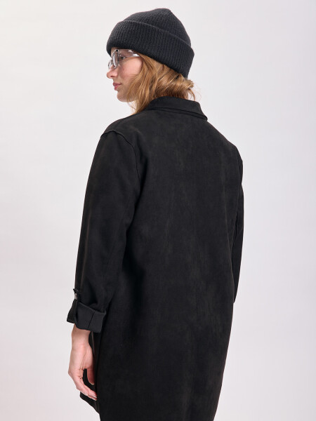 Blazer antelina Negro