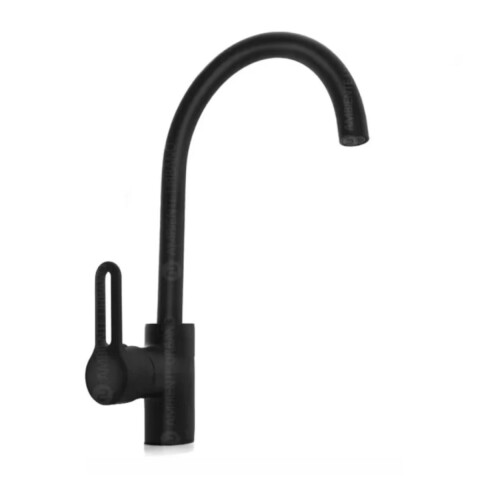 Grifería de Cocina Monocomando de Mesada Noar Pico Alto Negro Mate Grifería De Cocina Monocomando De Mesada Noar Pico Alto Negro Mate