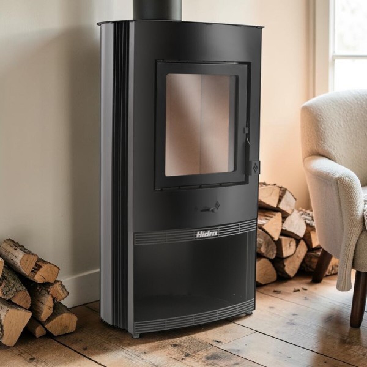 Calefactor a leña Calidum (340m3) PracticAll 